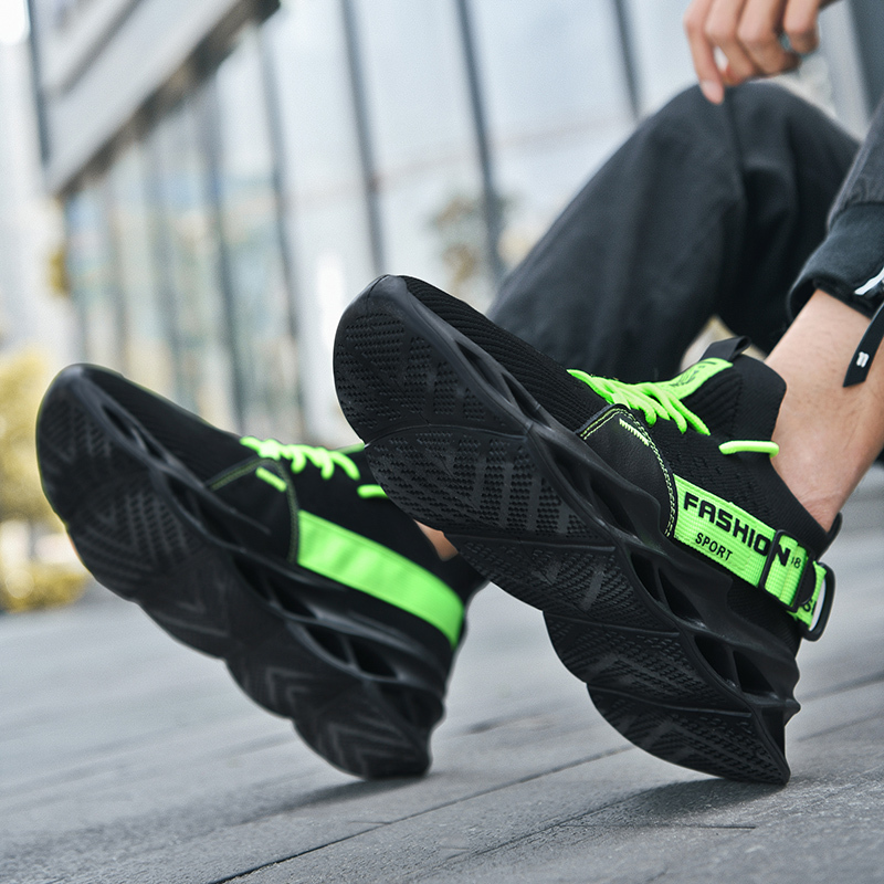 Men‘s Four season,Mesh Shoes,Breathable,Casual,Running Shoes,Rubber Shoes,Blade Sneakers