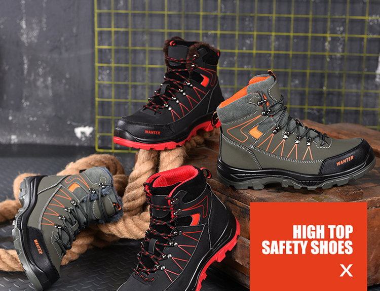 Men, Men's Shoes, Safety Shoes, Working Boots, Working Shoes,Safety Boots, Dustin , Waterproof , Steel Toe, Terry,  Indestructible, High Top